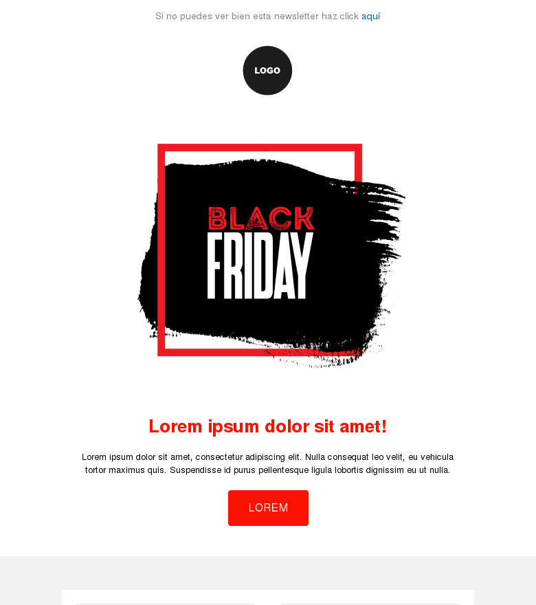 Plantilla email marketing BlackFriday#2