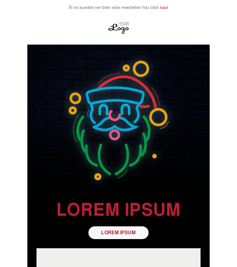 Plantilla email marketing navidad#4