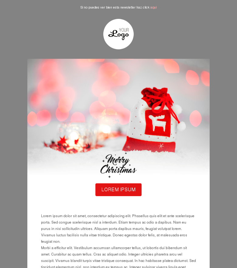 Plantilla email marketing Navidad #6