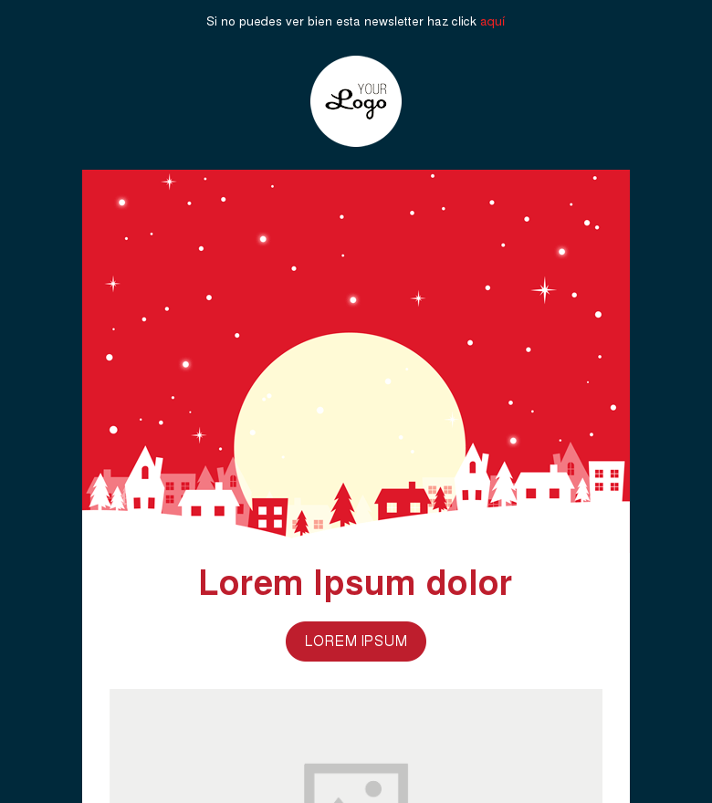 Plantilla email marketing navidad#3