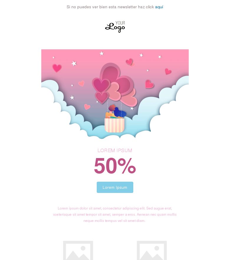 Plantilla email marketing SanValentín#2