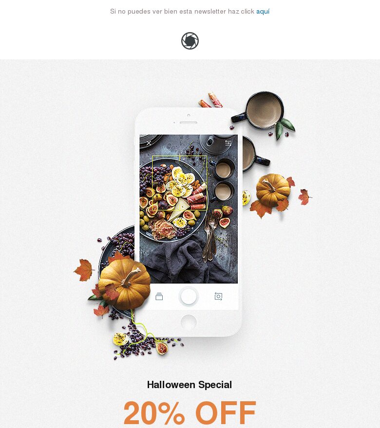 Template email marketing App descuentos