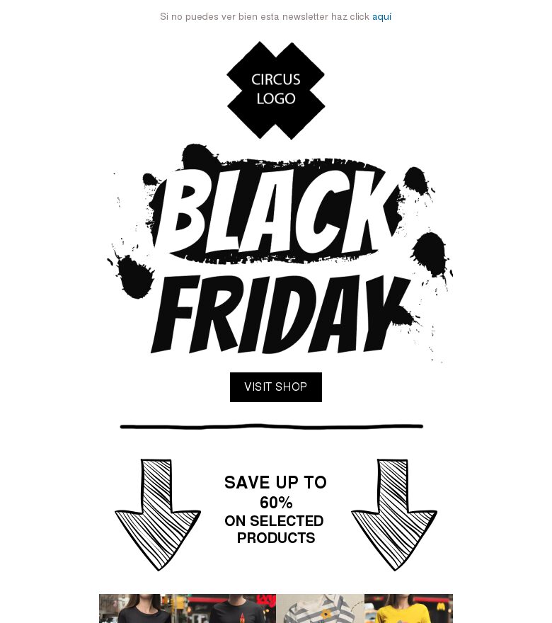 Template email marketing Black Friday #6