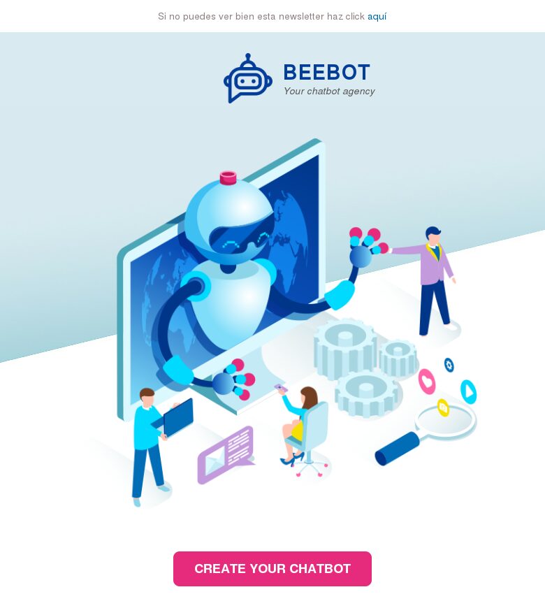 Plantilla email marketing Chatbot agencia