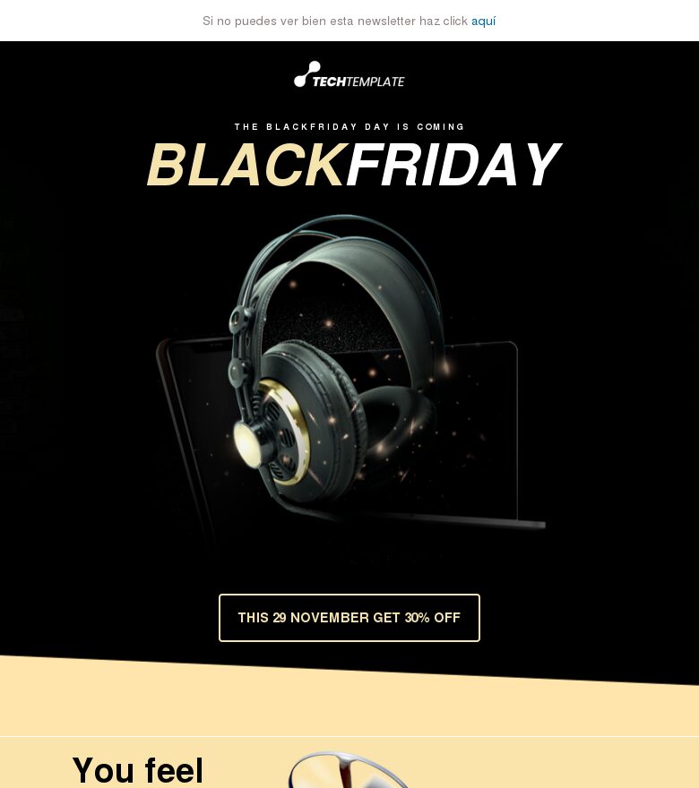 Plantilla email marketing Black Friday #10