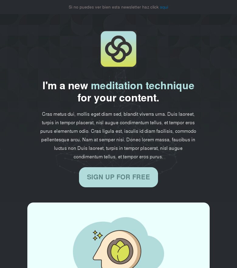 Email marketing template App descarga