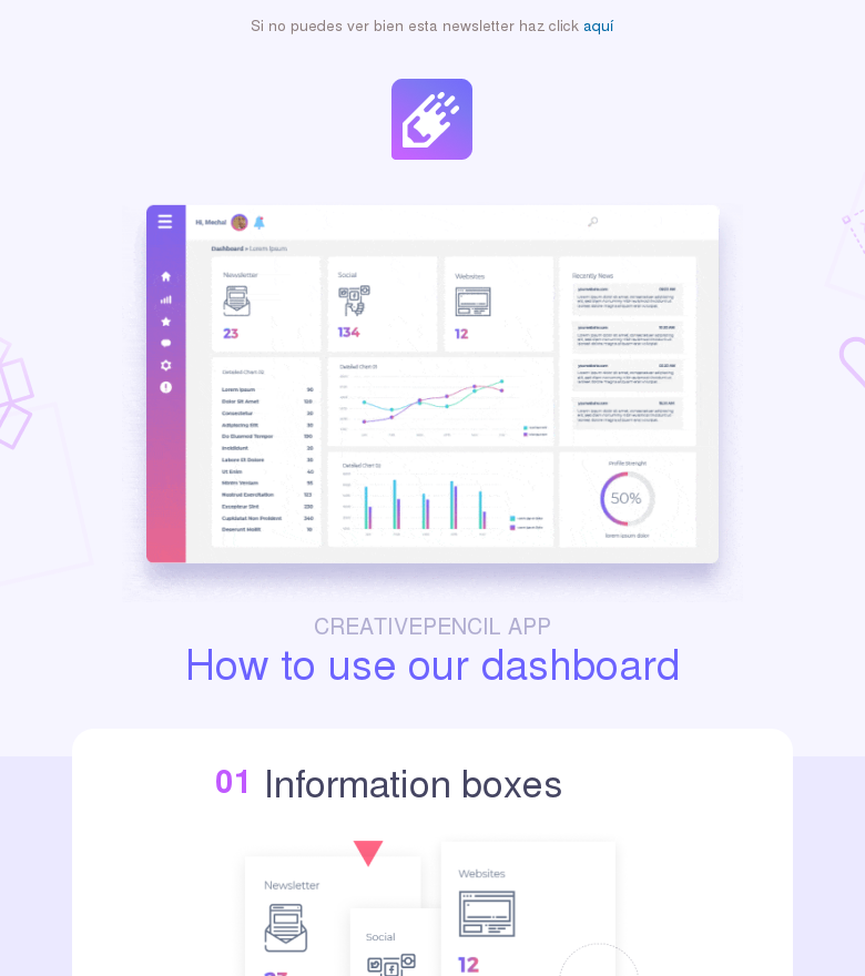 Plantilla email marketing Funcionalidades