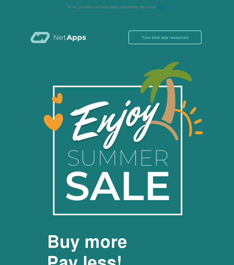 Plantilla email marketing Verano verde