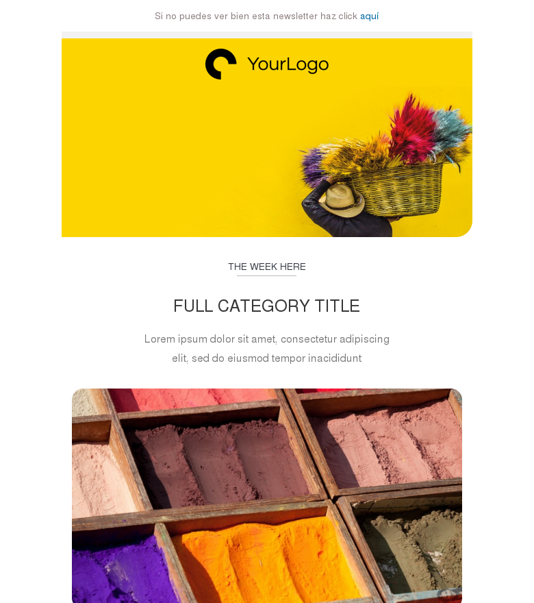 Plantilla email marketing Stories for you