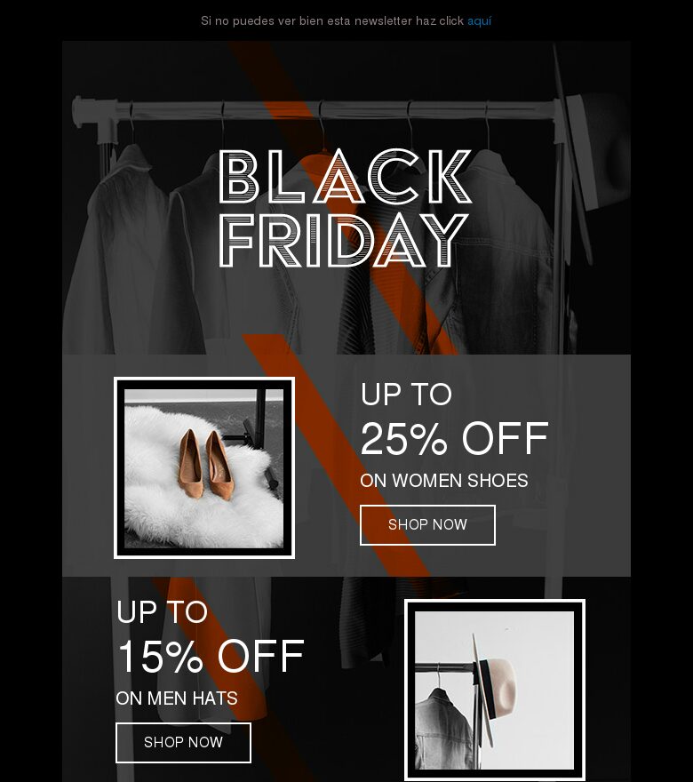 Plantilla email marketing Black Friday #13