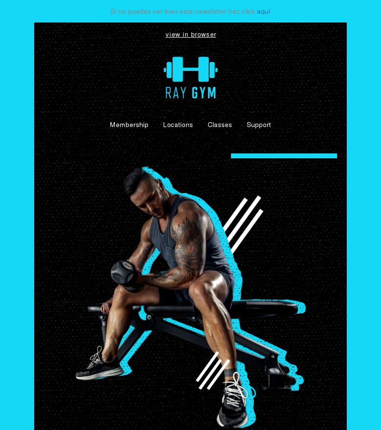 Email marketing template Hablemos de la salud masculina