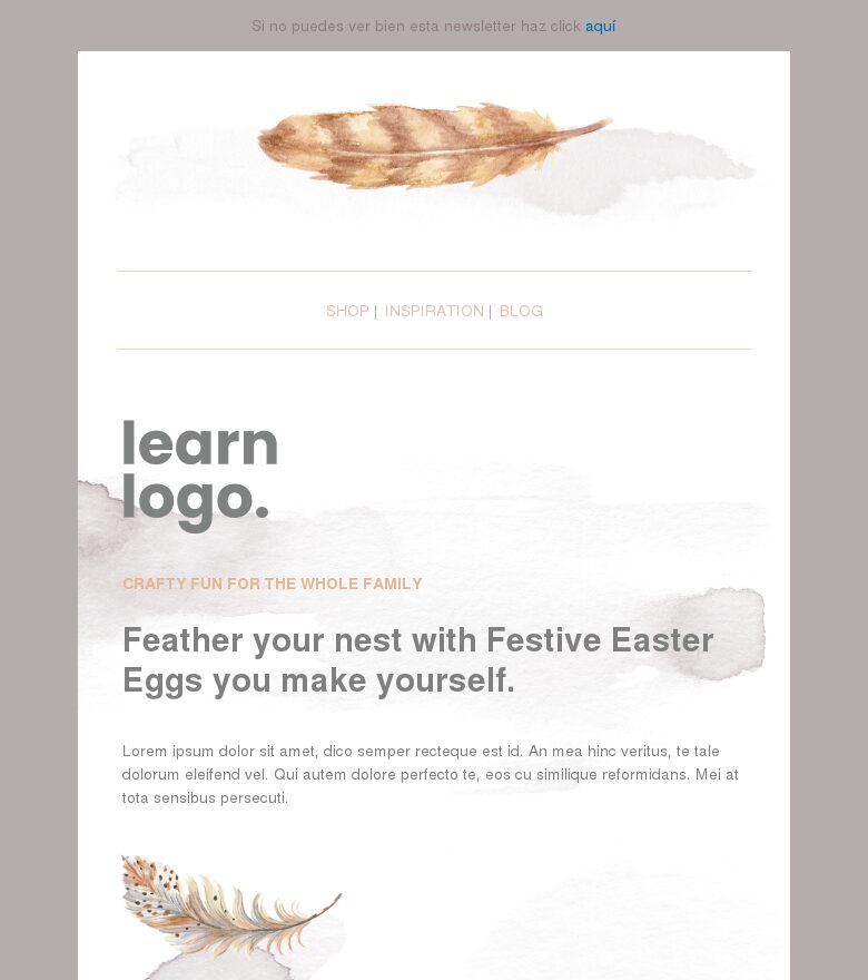 Plantilla email marketing Getting eggy with it