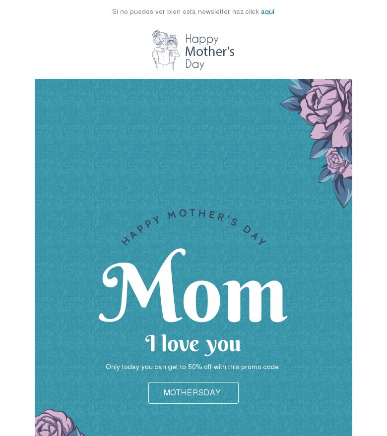 Plantilla email marketing Mamá con estilo