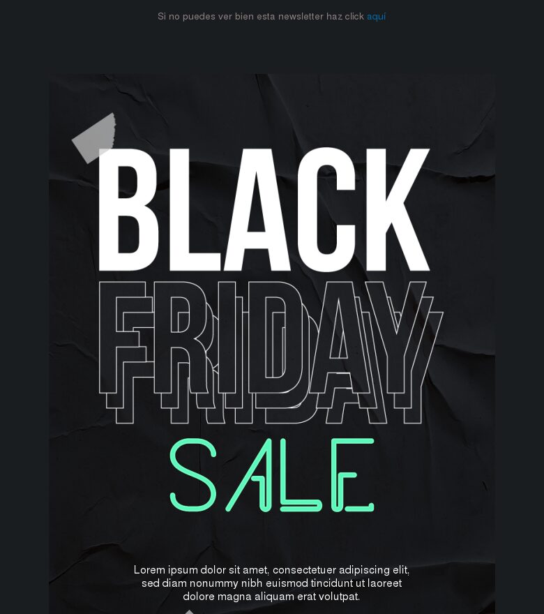 Email marketing template Black Friday #16
