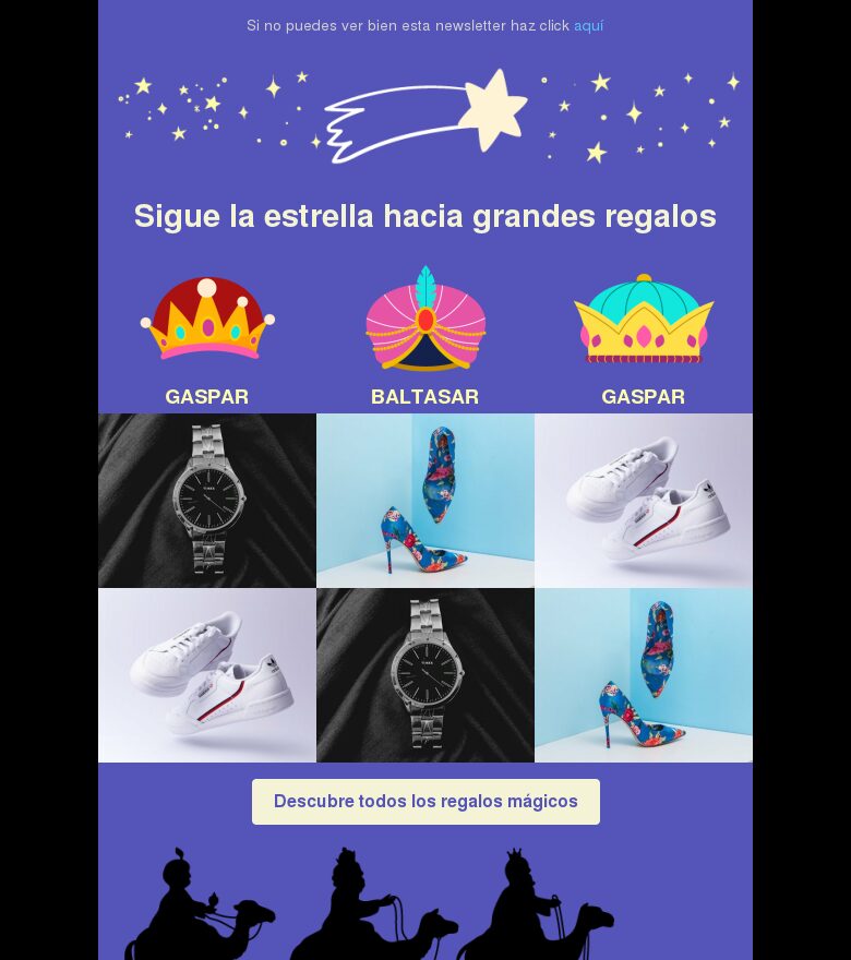 Plantilla email marketing Reyes magos 5