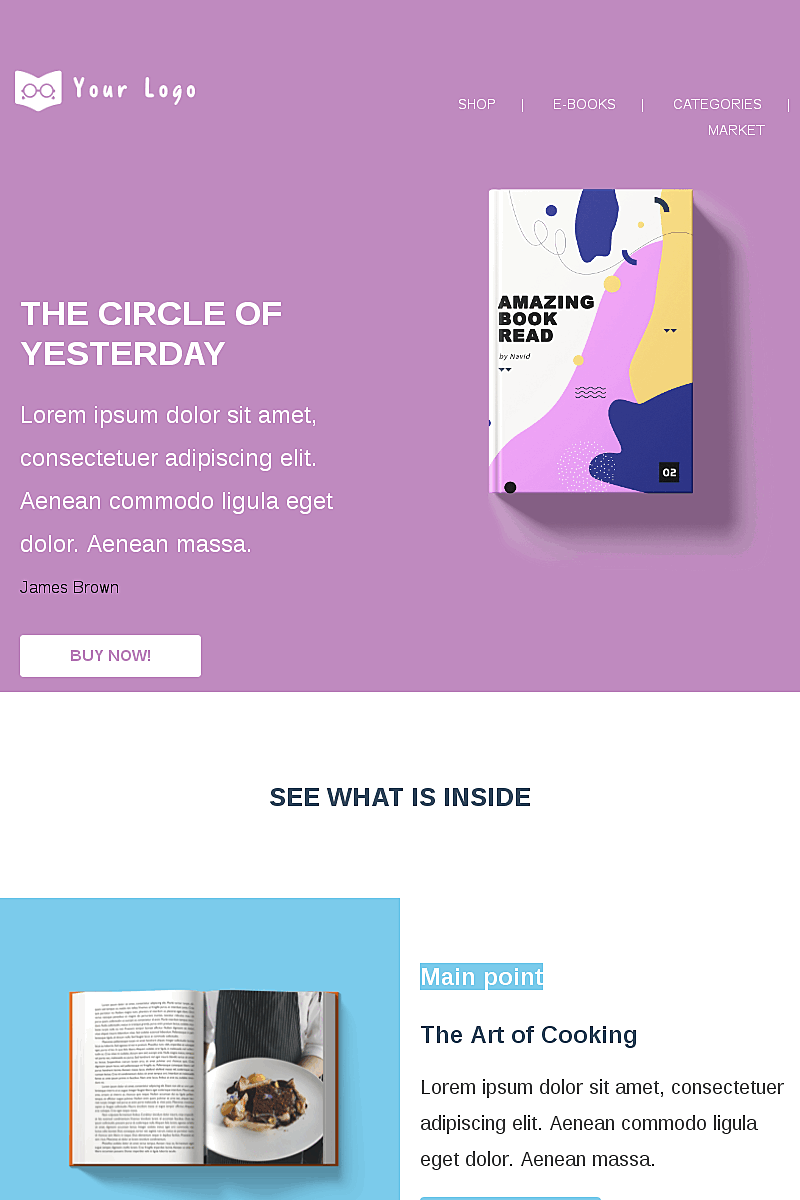 Template Book lovers day