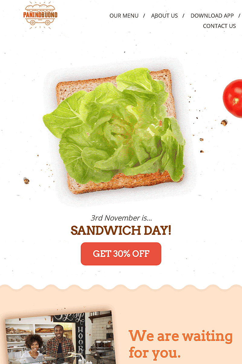 Template Panino buono