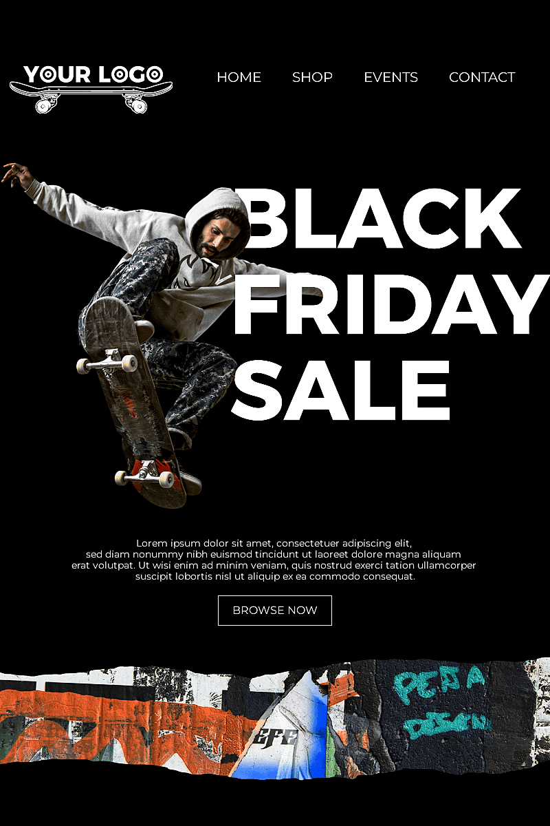 Template Black friday sales