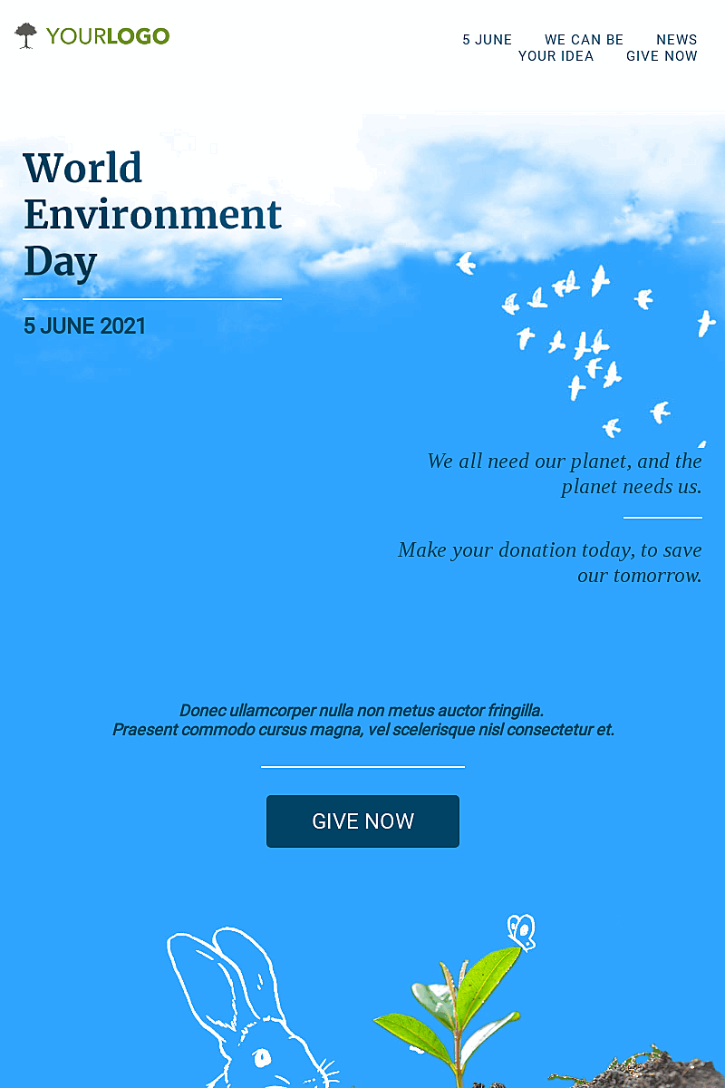 Template World environment day 2