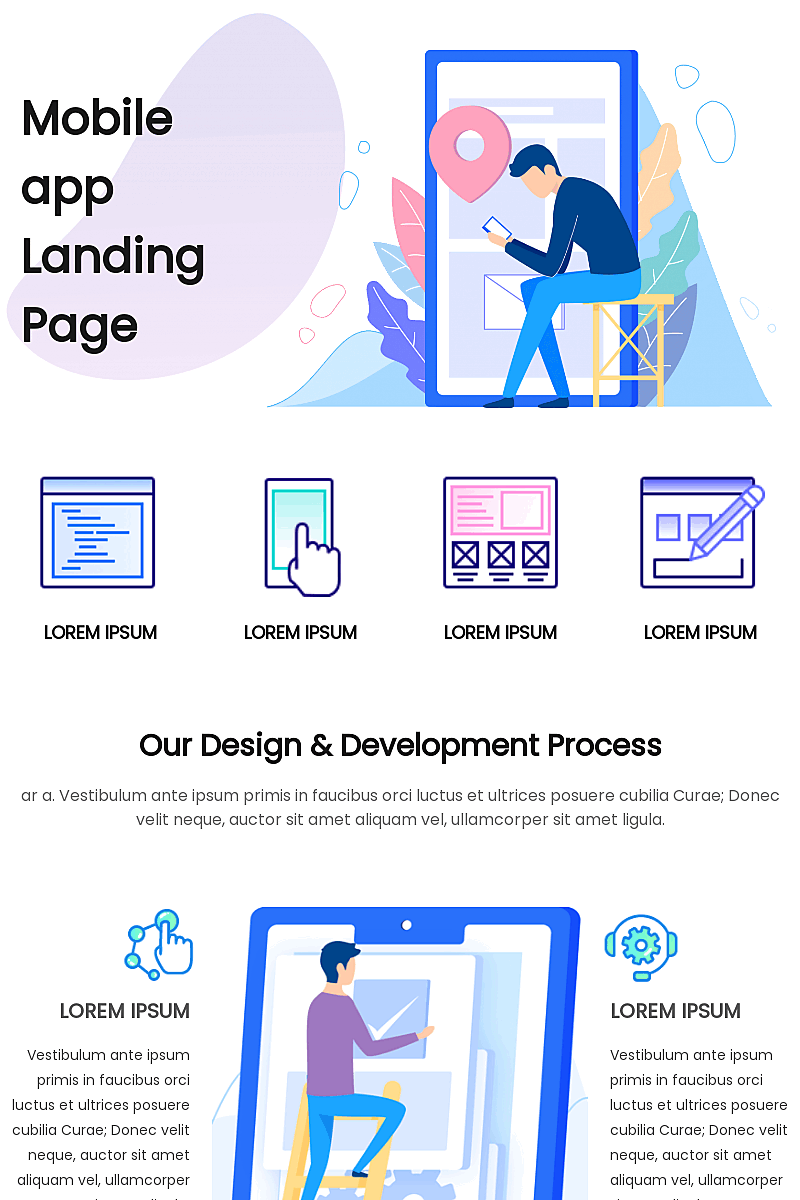 Landing page template Landing App