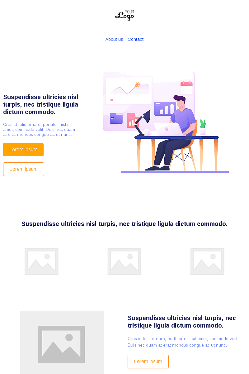 Plantilla Landing Developer 2