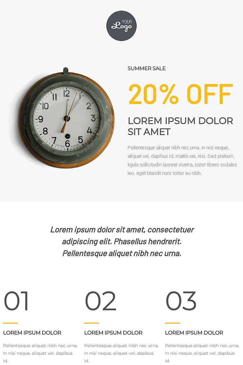 Plantilla Product Sale 1