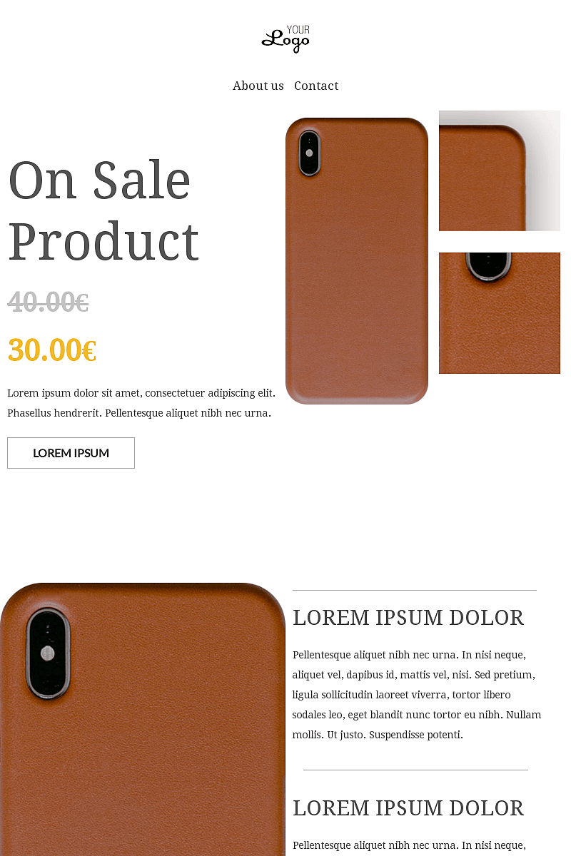 Plantilla Product Sale 2