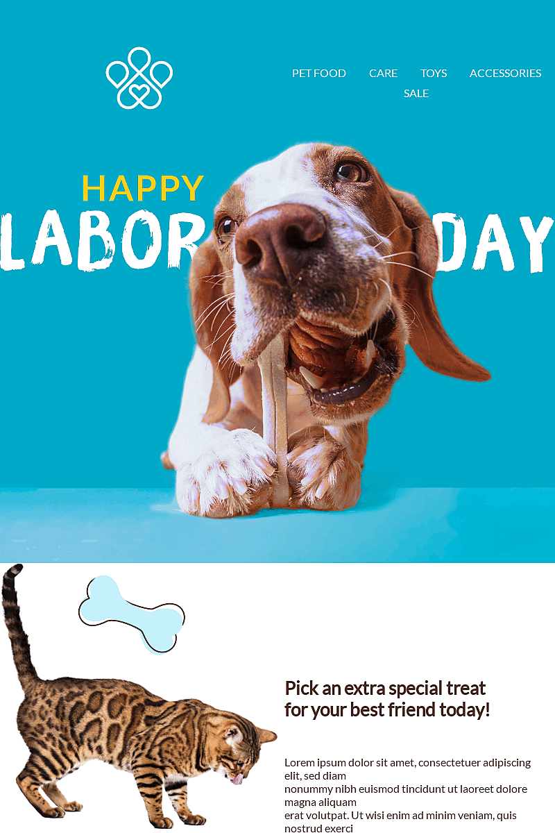 Template Pet food