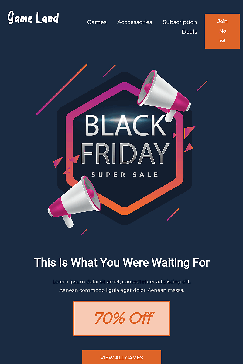 Template Black friday deal
