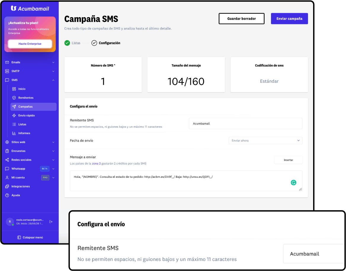 Cómo empezar a enviar SMS masivos