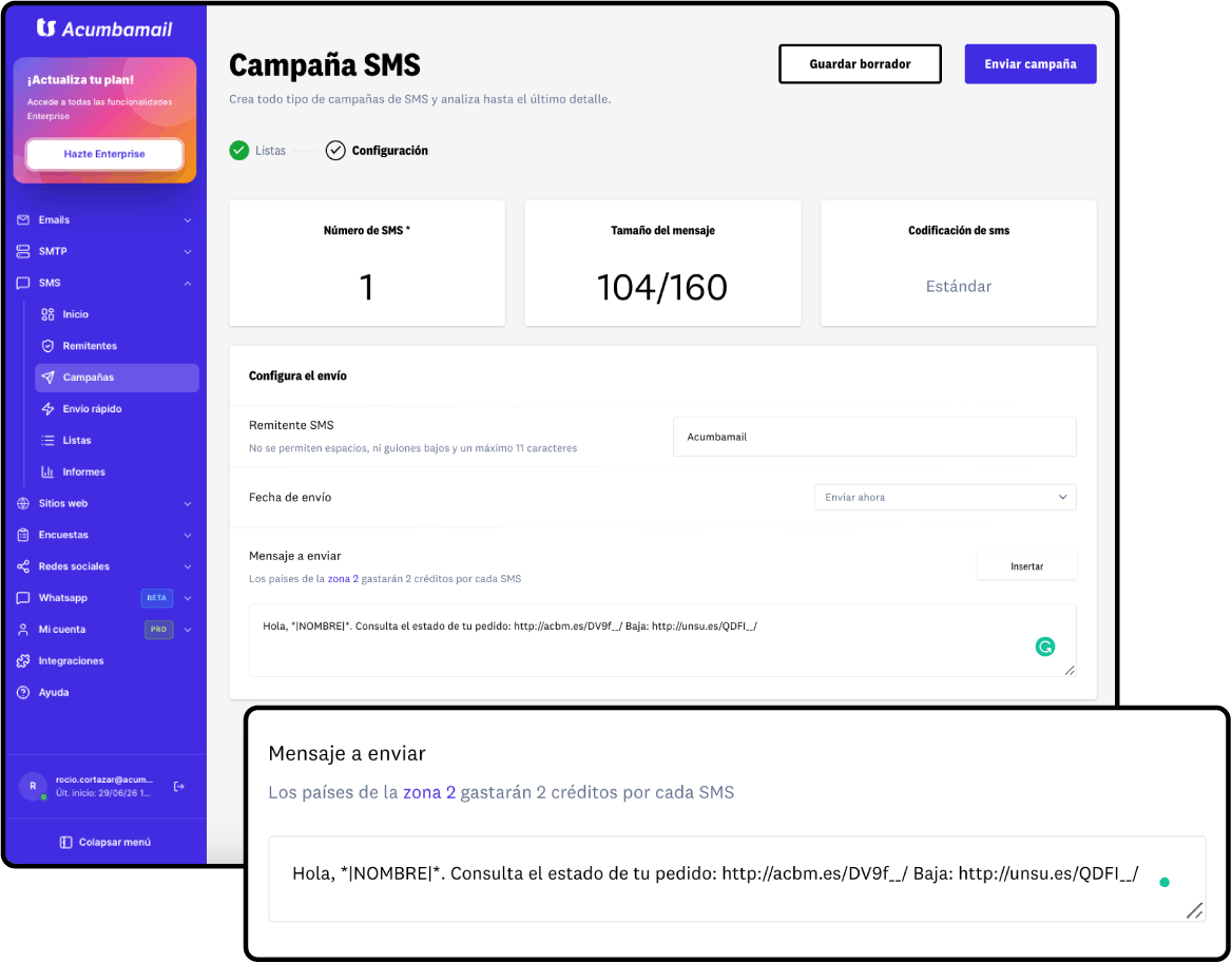 Cómo empezar a enviar SMS masivos